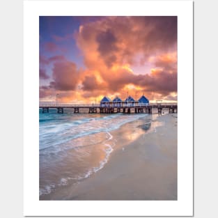 Busselton Jetty at Sunrise Posters and Art